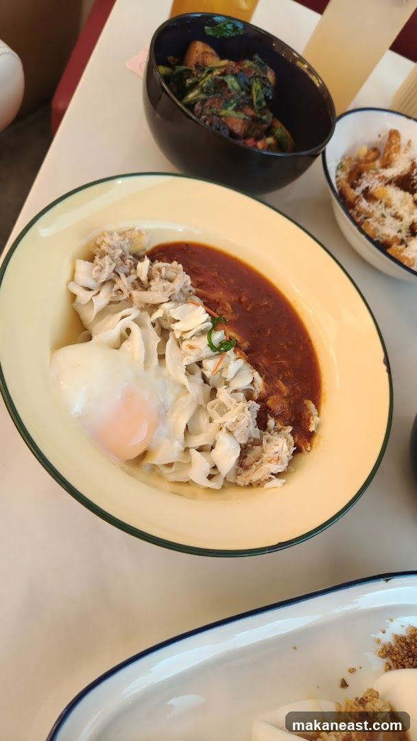 Noodles with Egg and Sauce