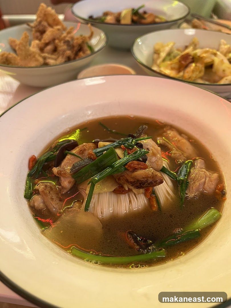 Noodle Soup with Meat and Vegetables