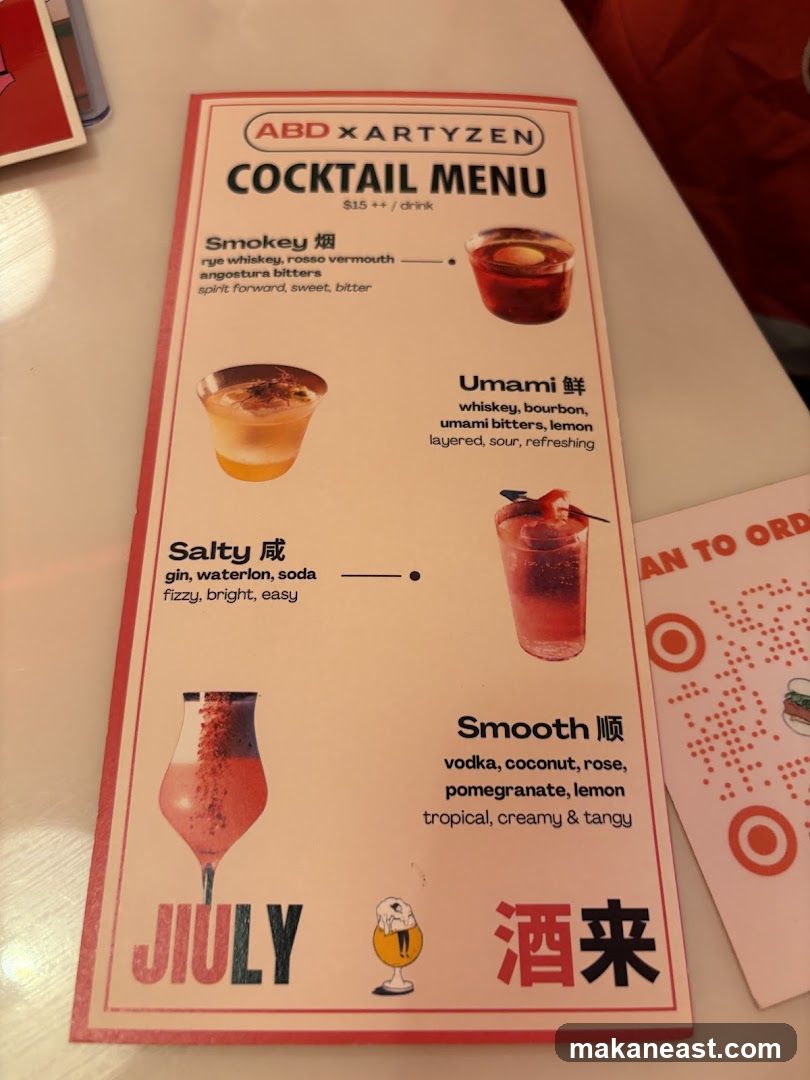Cocktail Menu