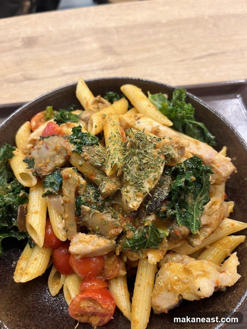 Penne Pasta with Chicken and Vegetables