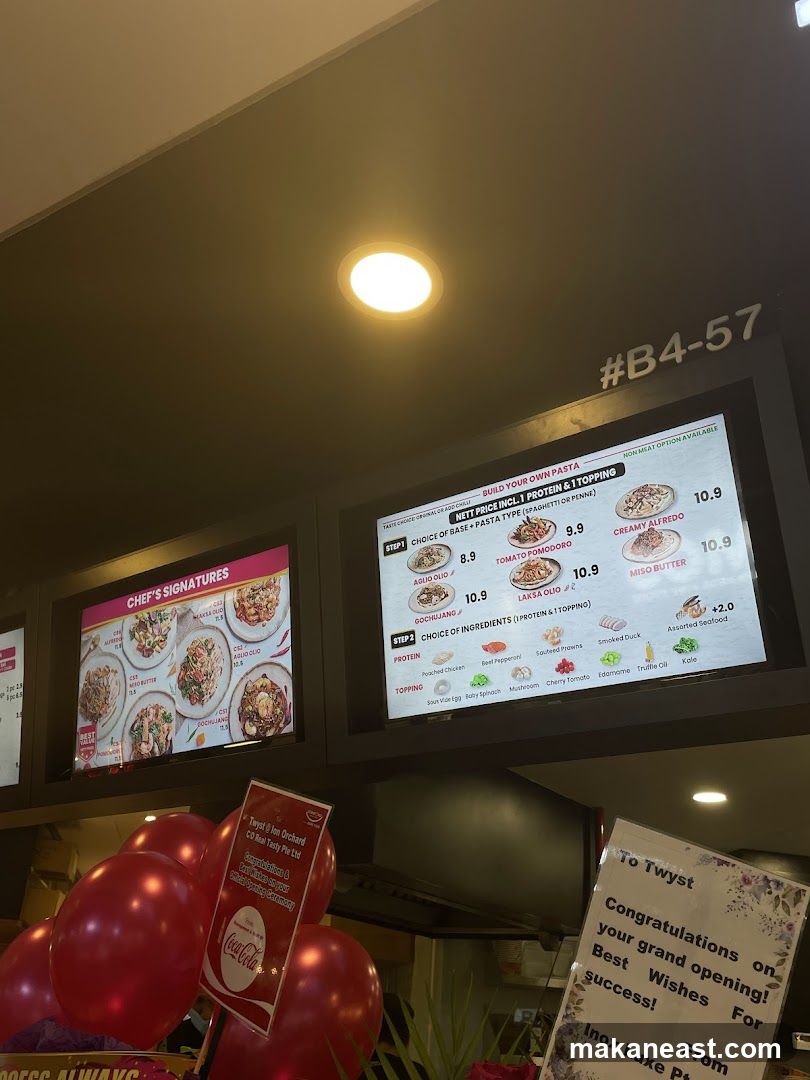 Restaurant Menu and Decorations