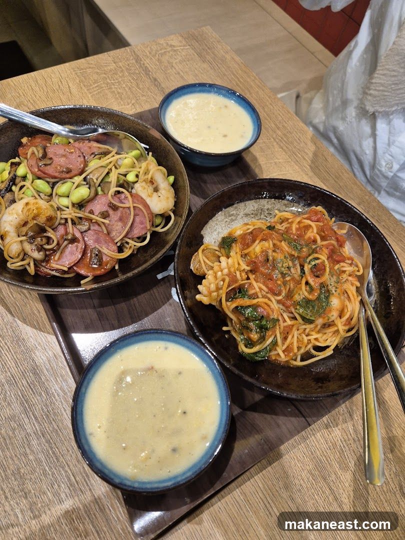 Pasta Dishes with Soup