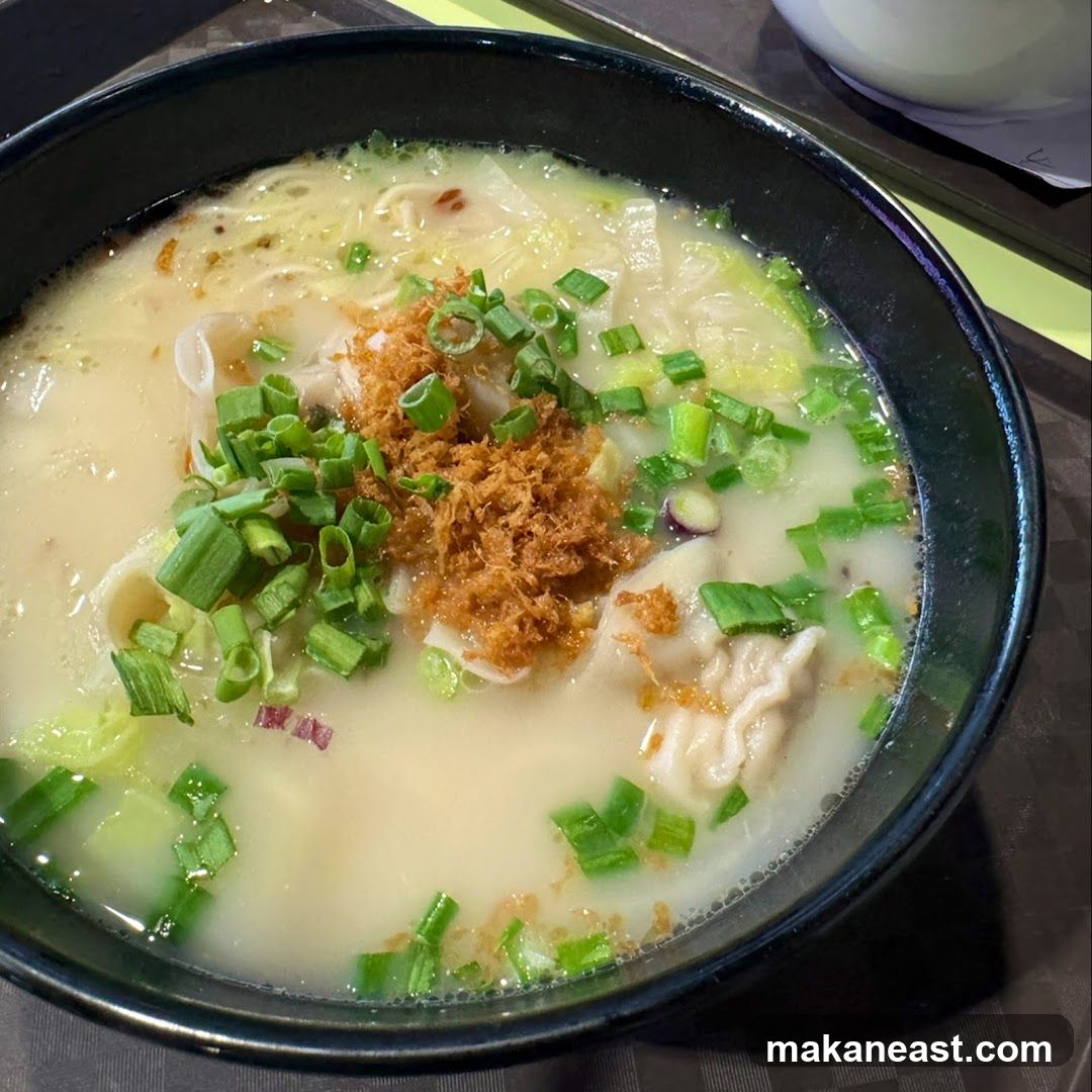 Noodle Soup with Wontons