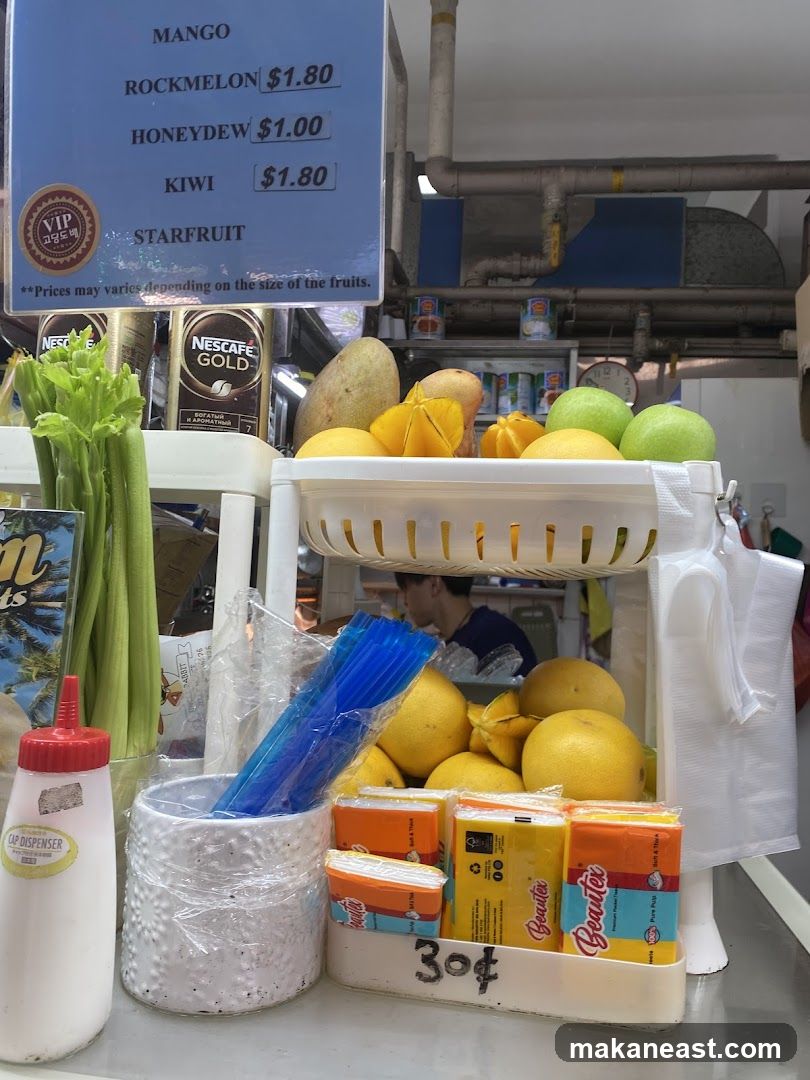 Fruit Stand Menu