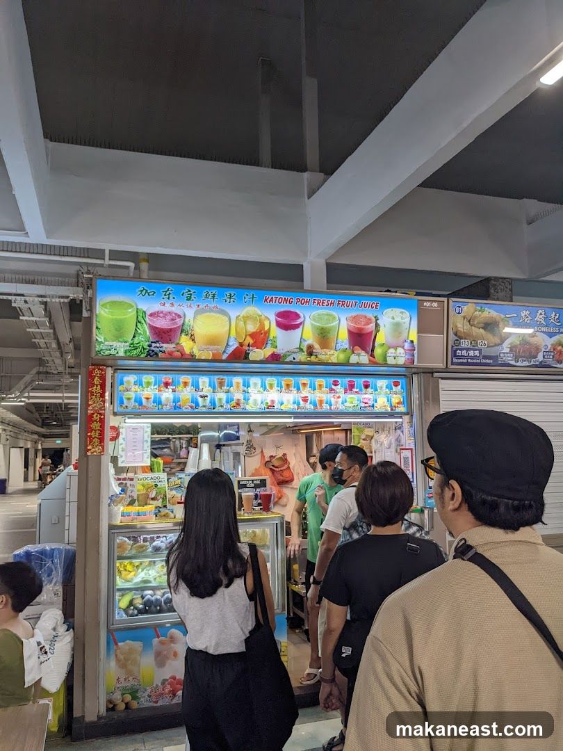 Fresh Fruit Juice Stall