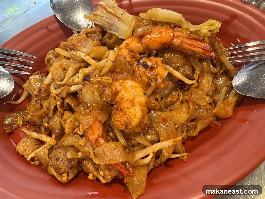 Char Kway Teow with Shrimp