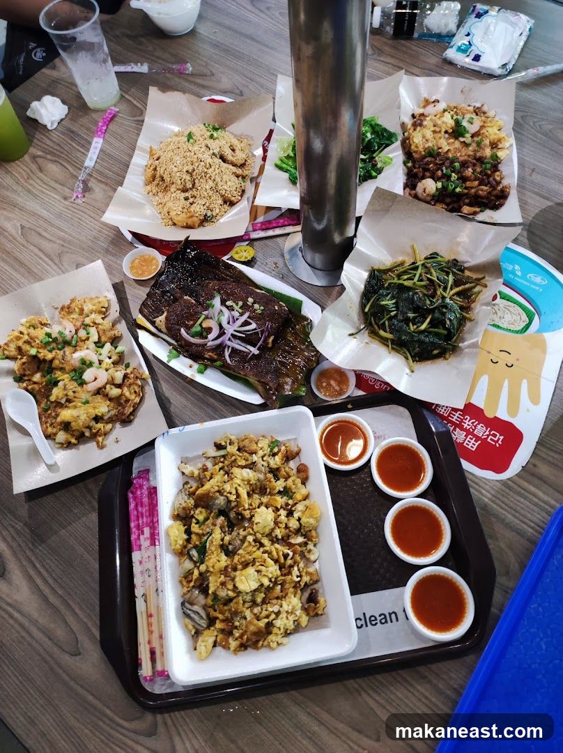 Table with various dishes
