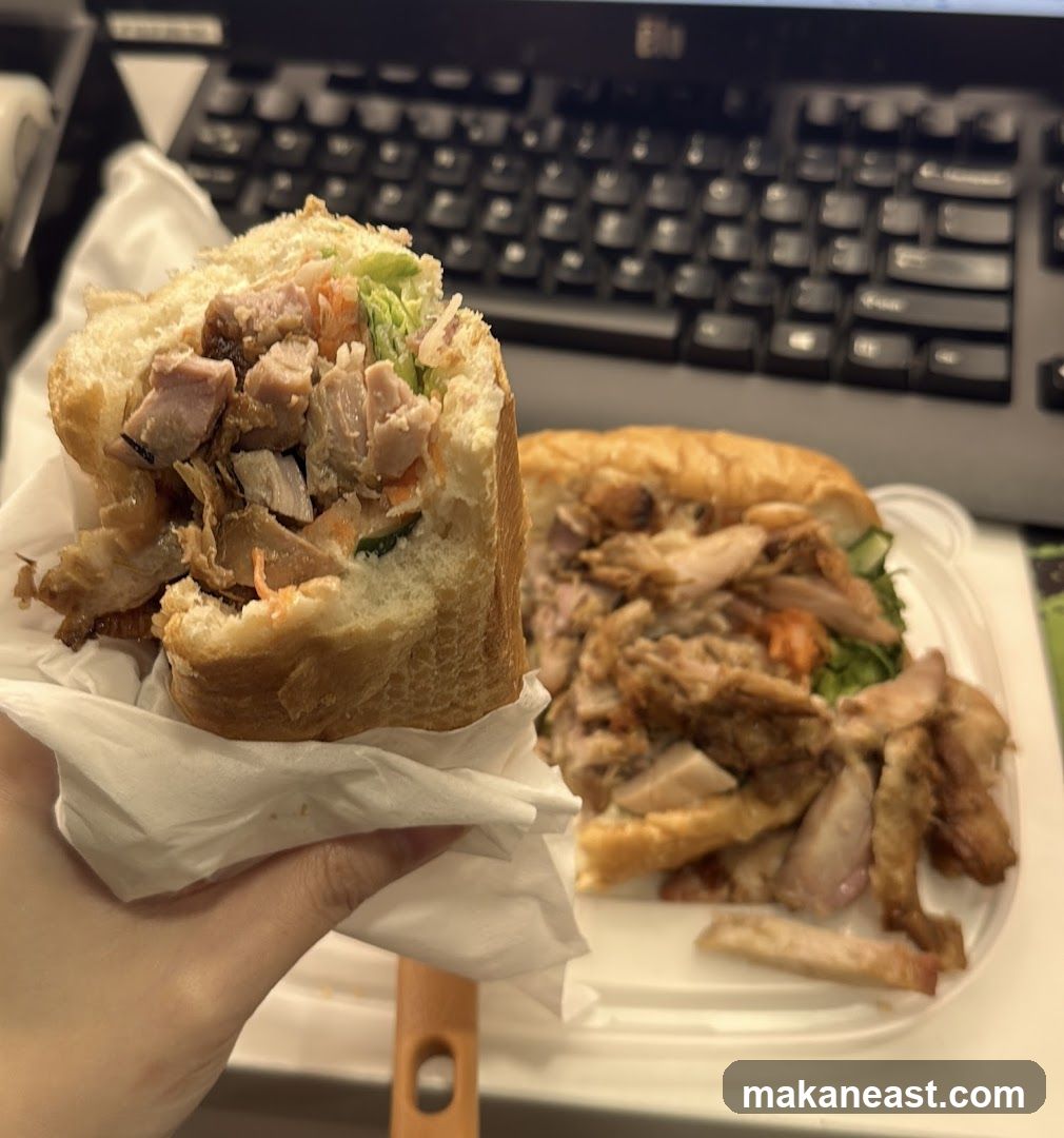 Sandwich and Keyboard