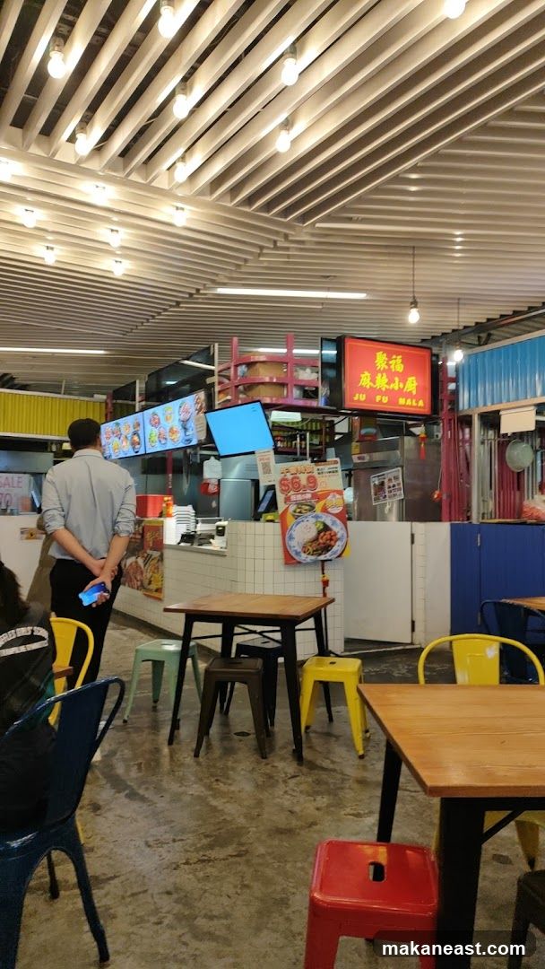 Food Stall with Digital Menu Boards