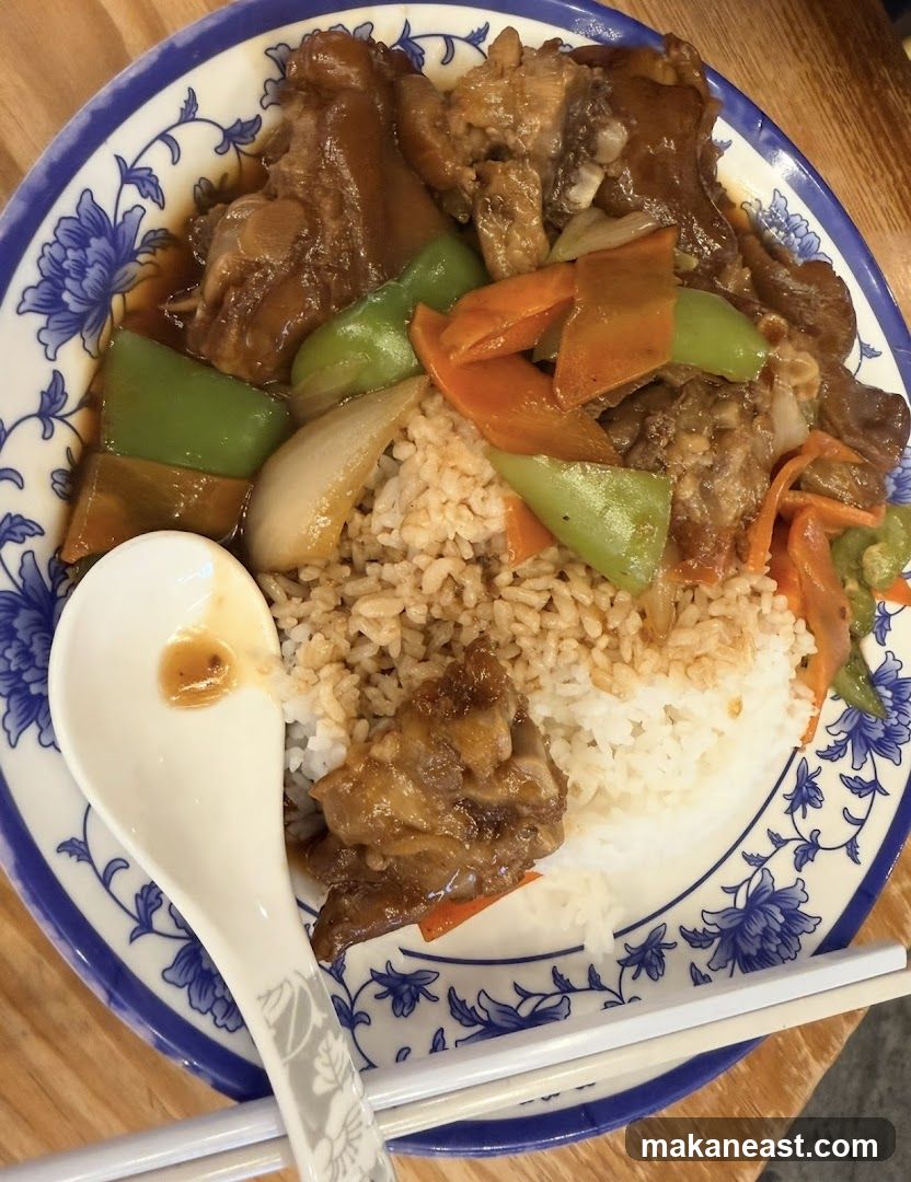 Braised Pork Dish with Rice