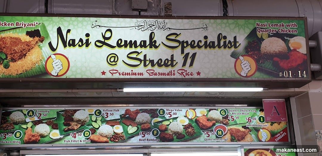 Nasi Lemak Specialist Sign