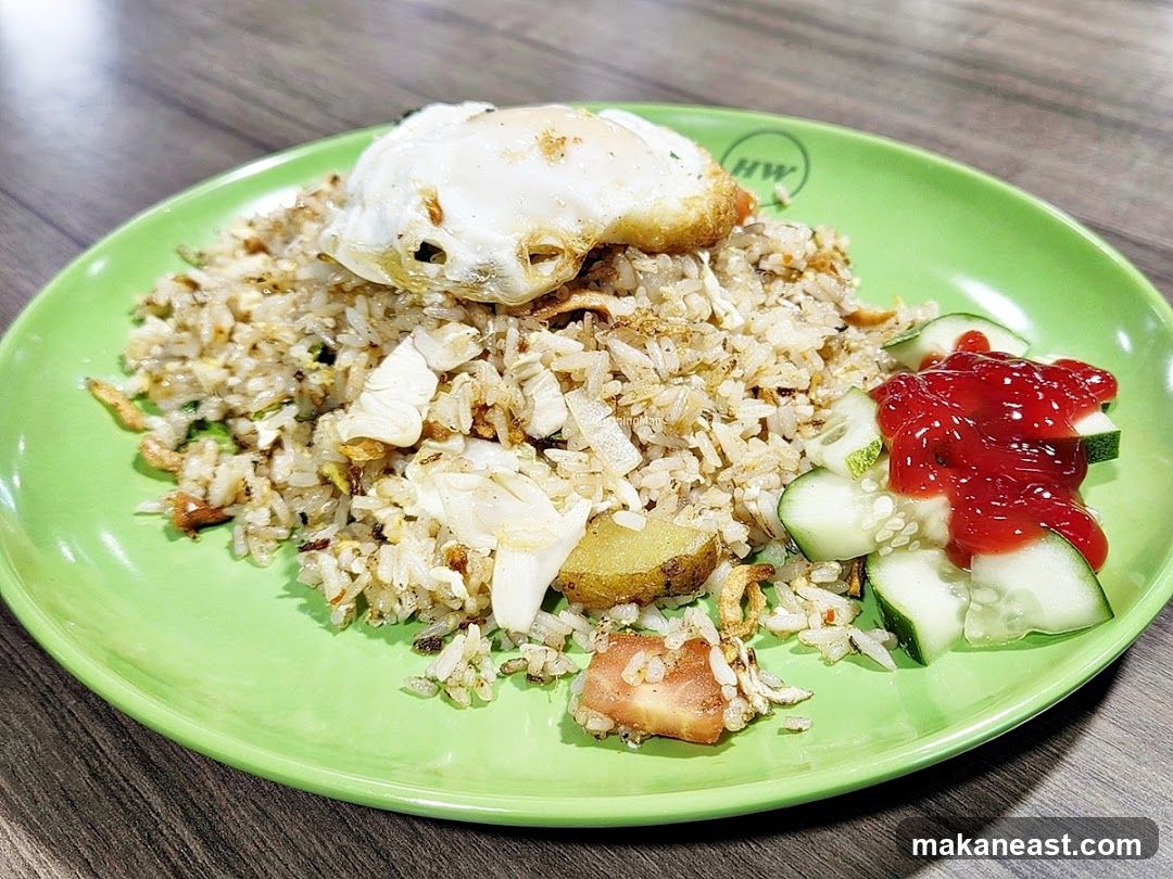 Fried Rice with Egg and Cucumber