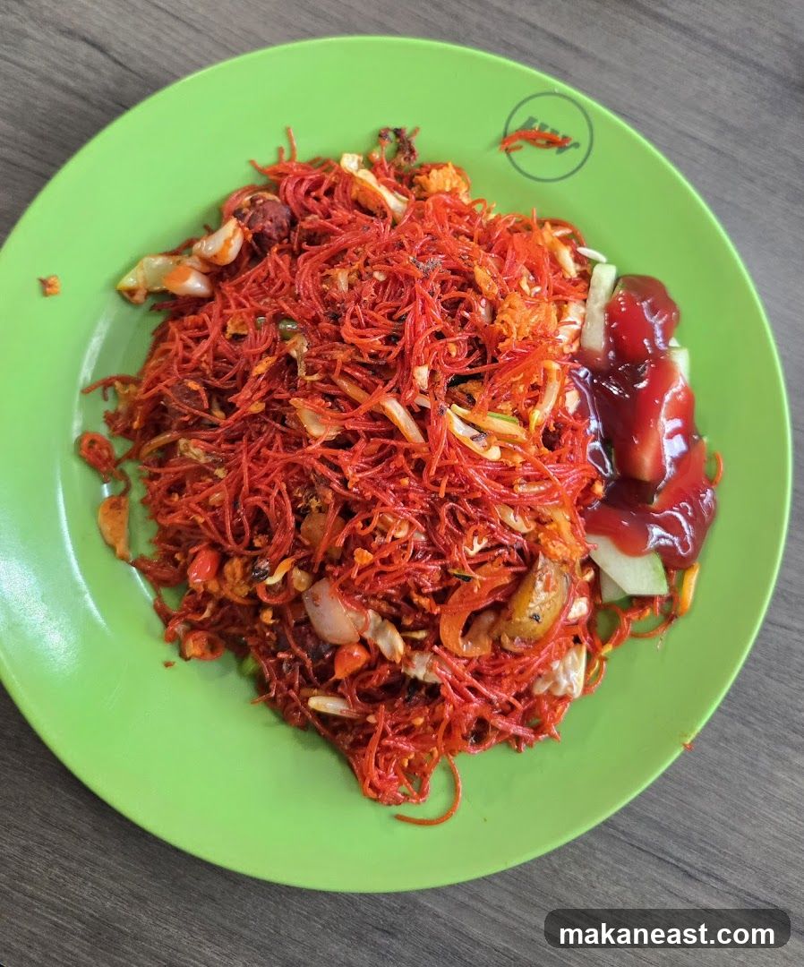 Fried Noodles with Ketchup