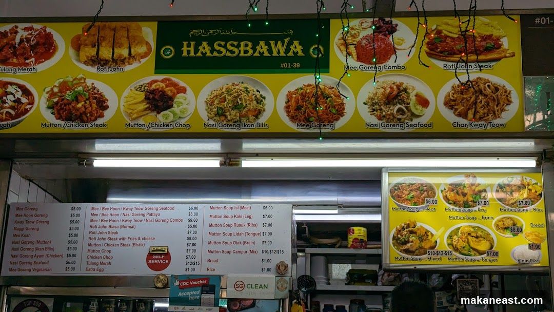 Food Stall Menu and Display