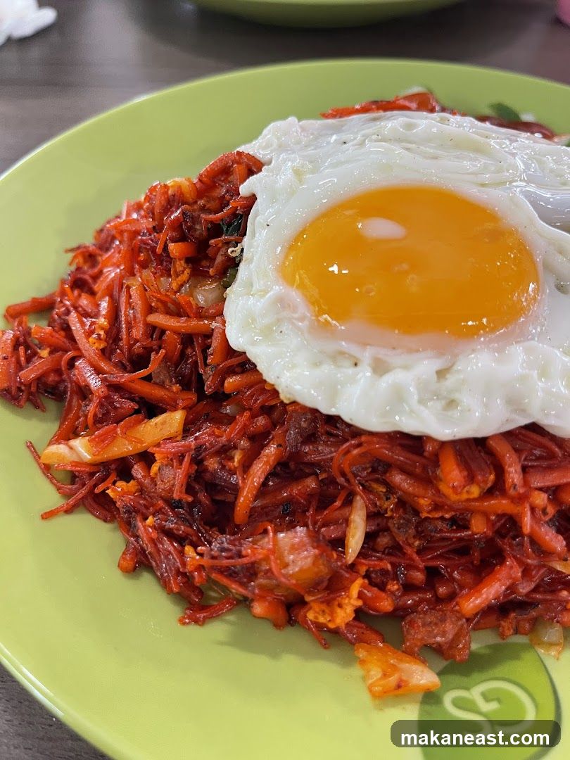 Fried Egg on Noodles