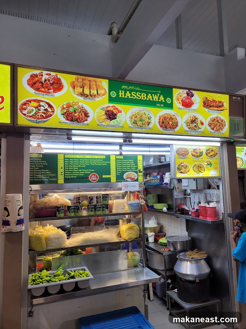 Food Stall Menu and Display