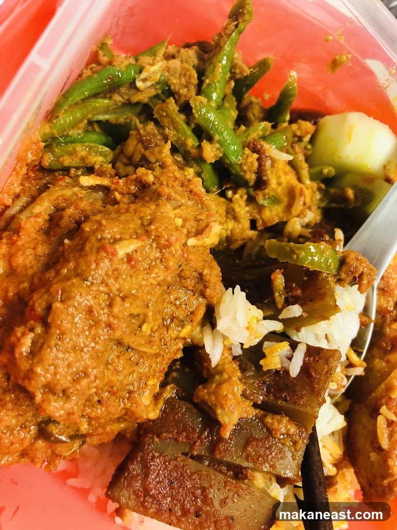 Close-up of a meal in a plastic container