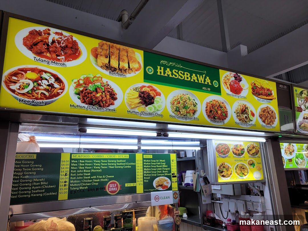 Hassbawa Food Stall Menu