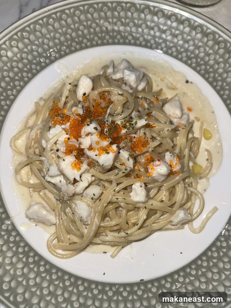 Crab Pasta with Roe