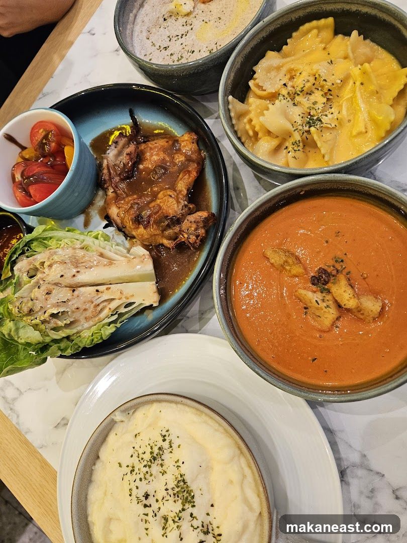 Assortment of Dishes