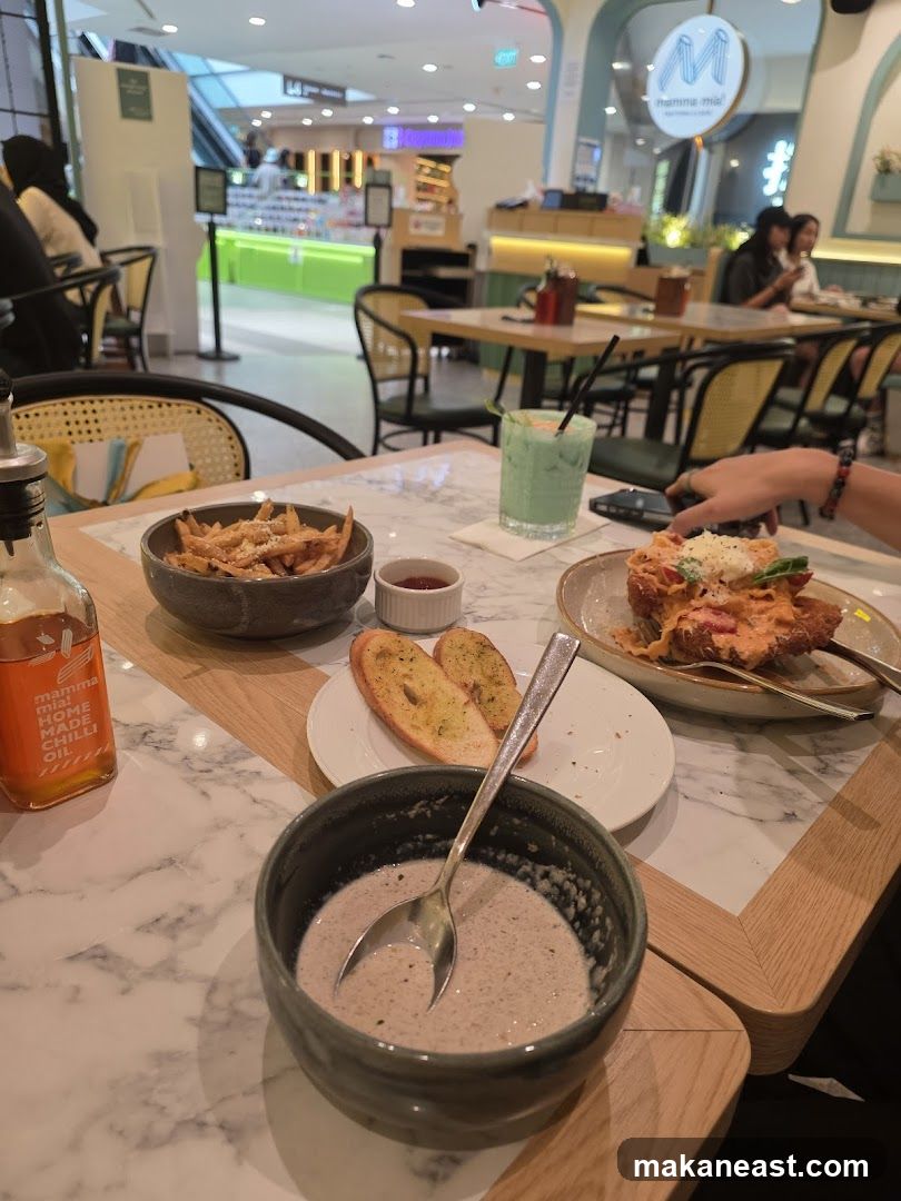 Table with Food and Drinks