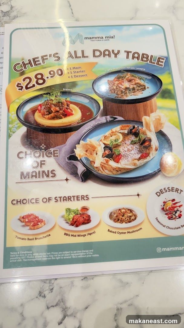 Chef's All Day Table