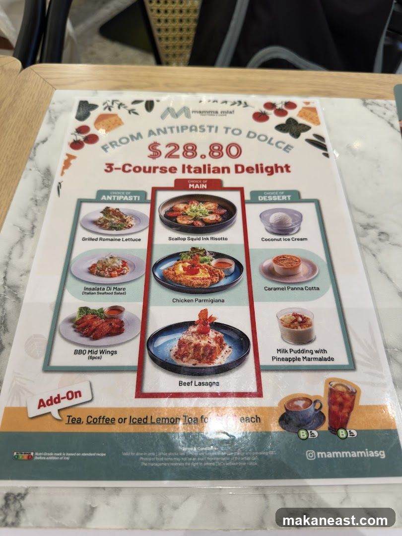 3-Course Italian Delight