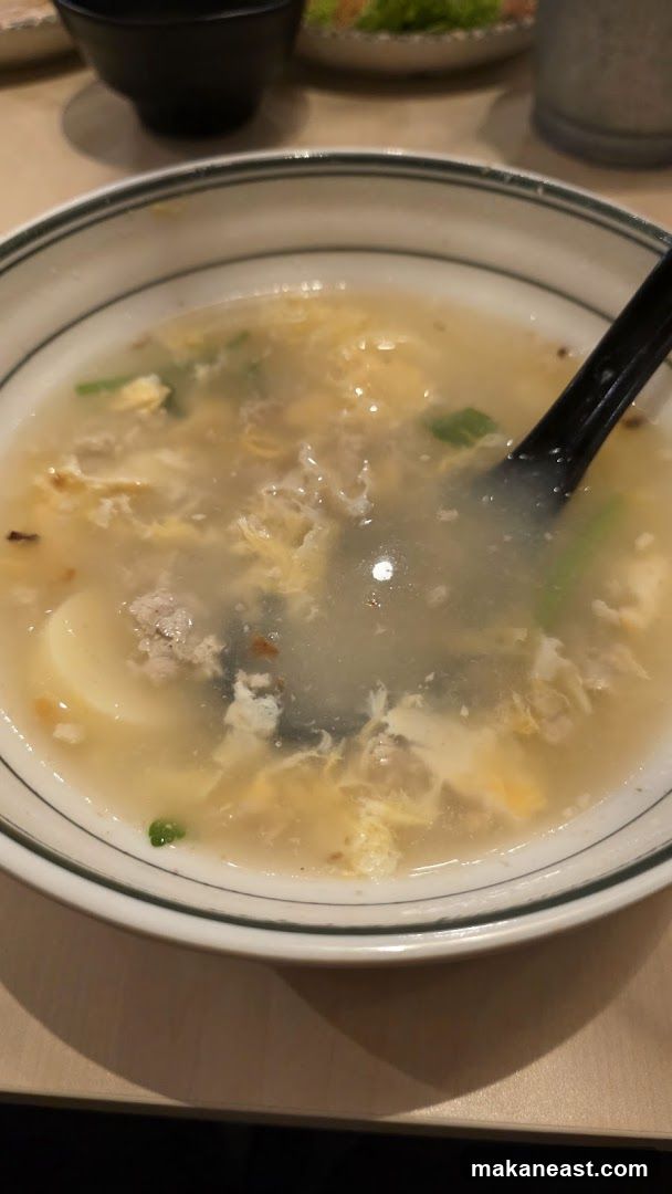 Soup with Tofu and Egg