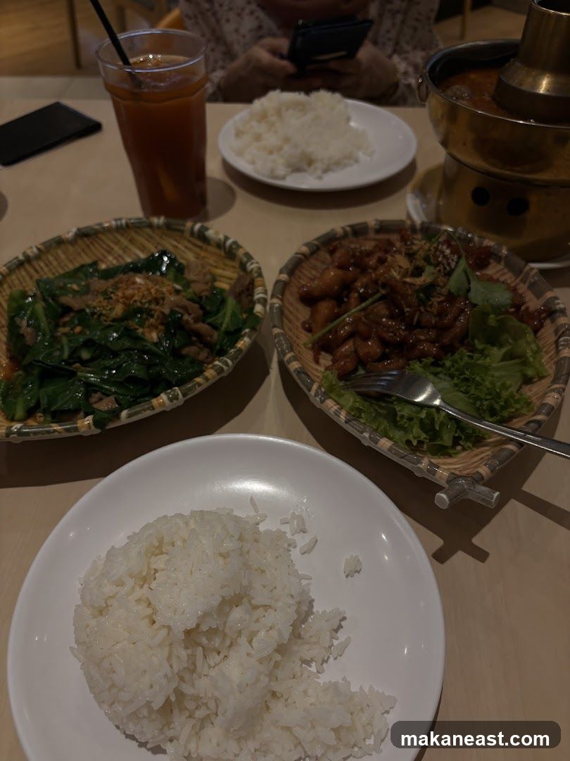 Table with Food and Drink