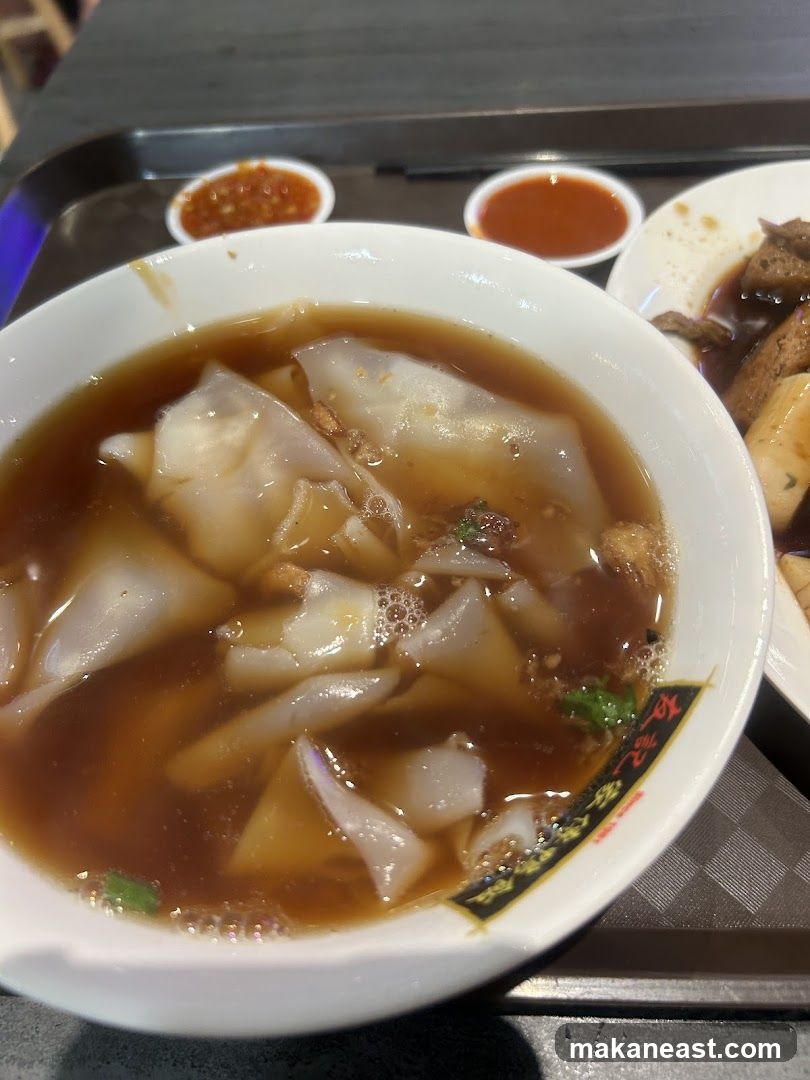 Noodle Soup with Dipping Sauces