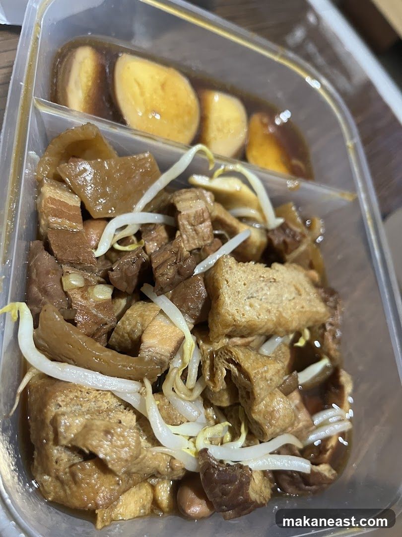 Braised Pork Belly with Eggs and Tofu