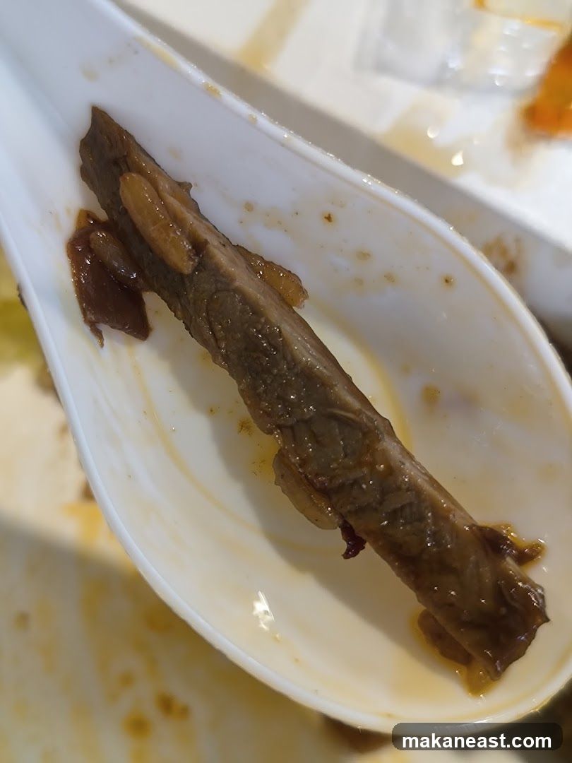 Braised Meat on Spoon