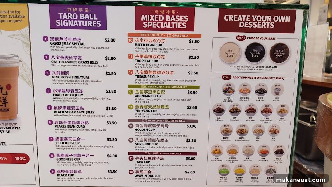 TARO BALL SIGNATURES MIXED BASES SPECIALTIES CREATE YOUR OWN DESSERTS