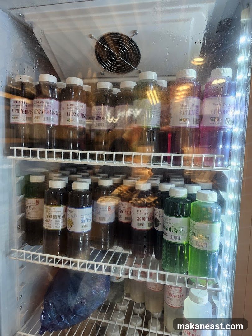 Bottled Drinks in Refrigerator