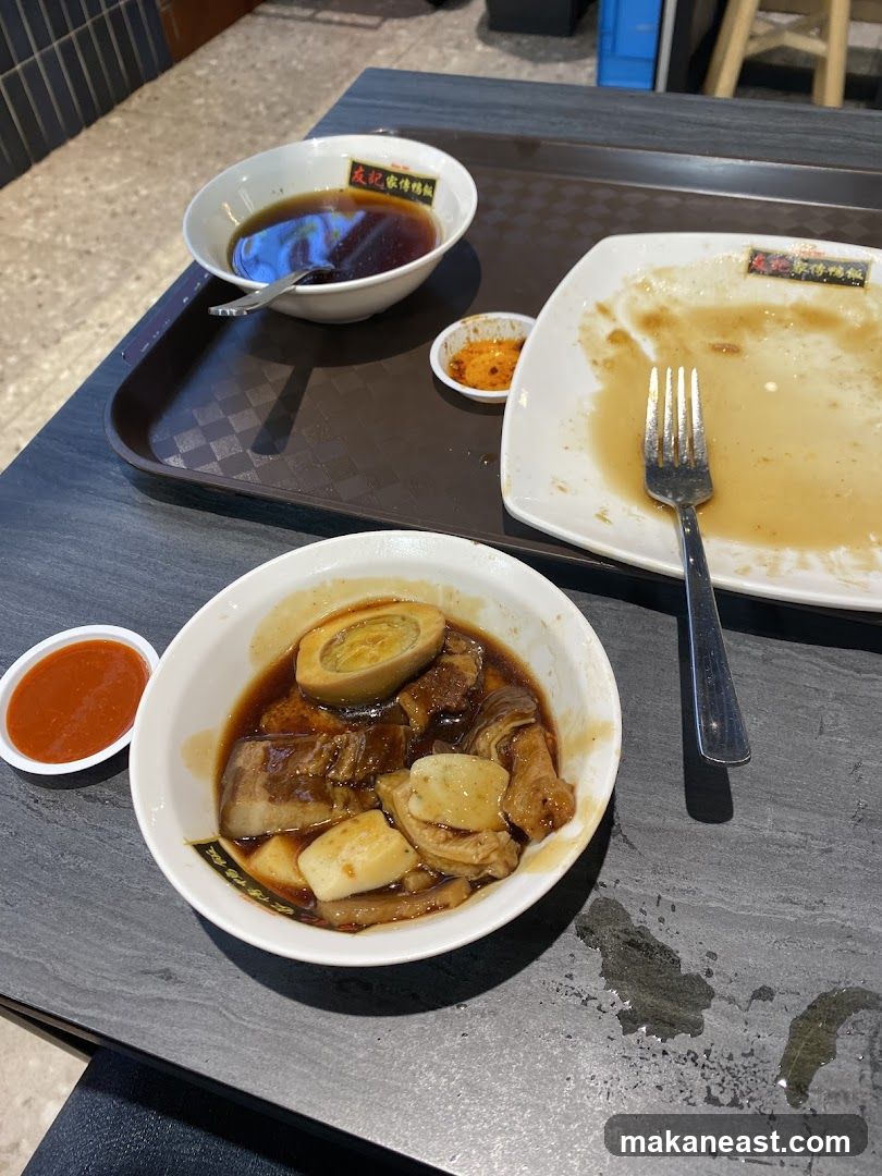 Braised Pork Belly with Egg and Tofu