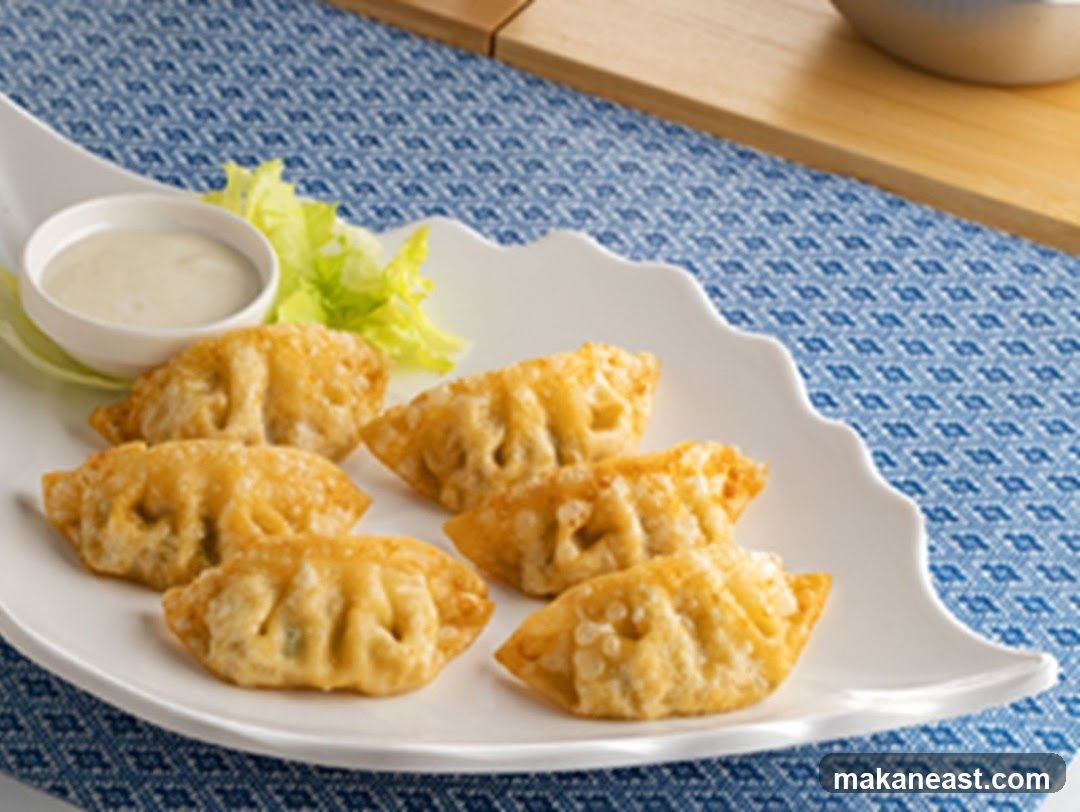 Fried Dumplings with Dipping Sauce
