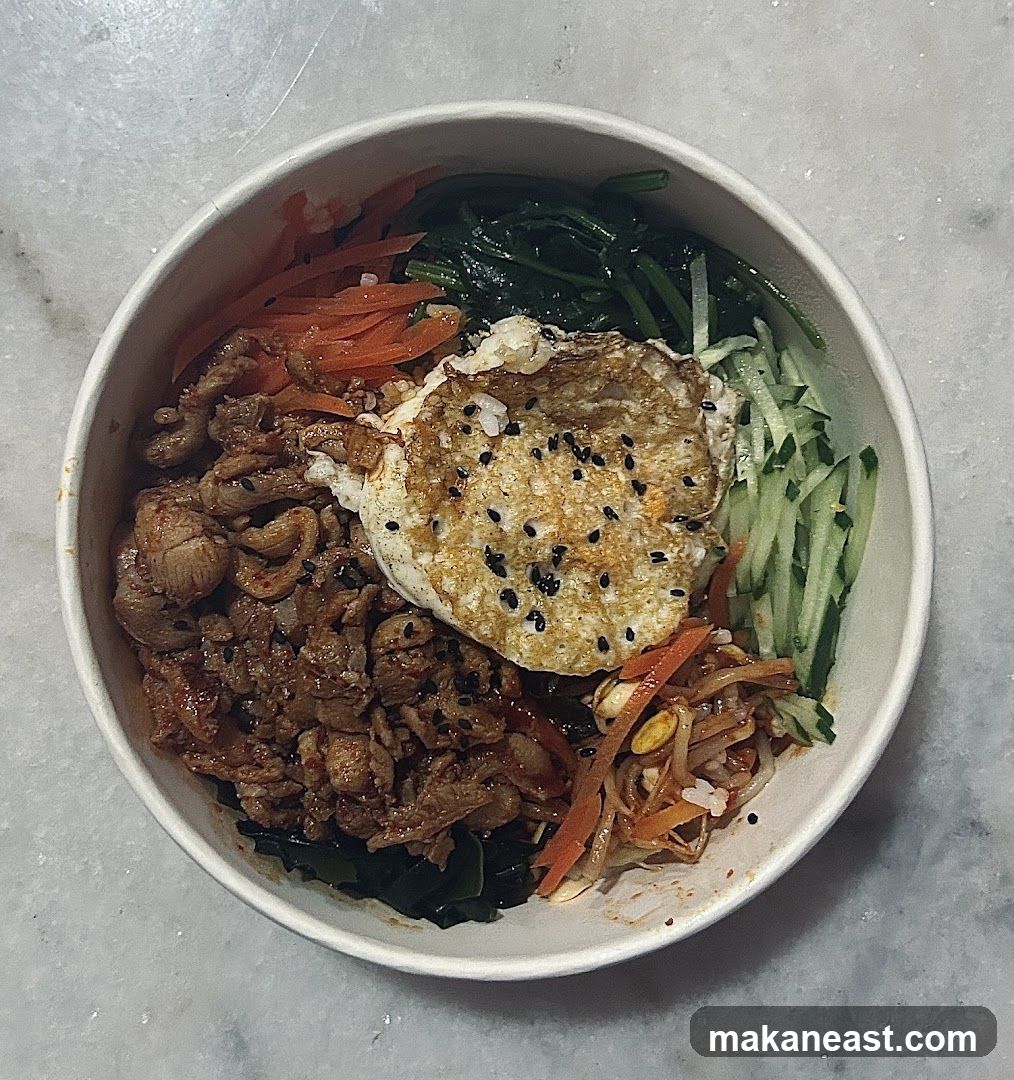 Bibimbap in a Bowl