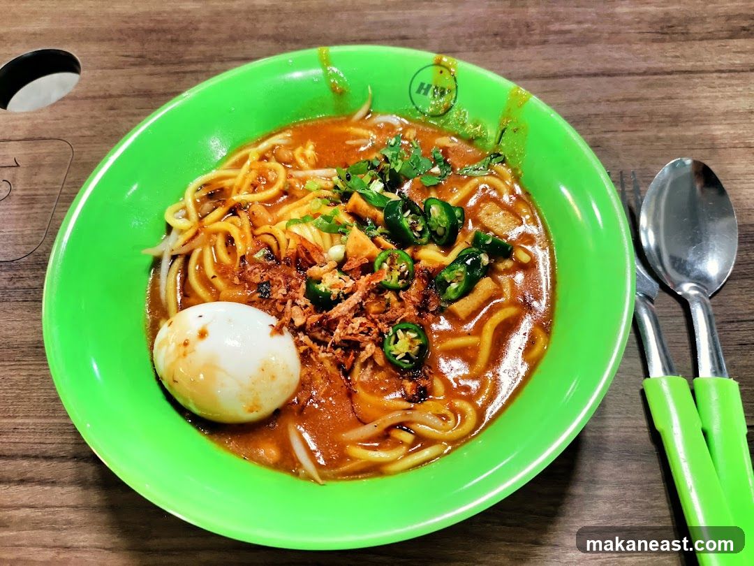 Noodle Soup with Egg and Chili