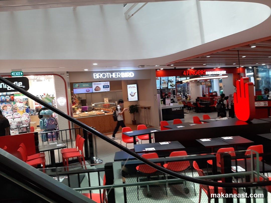 Food court with seating
