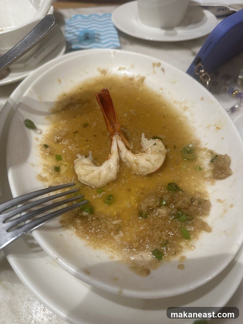 Leftover Shrimp Dish