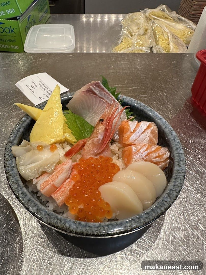 Seafood Donburi