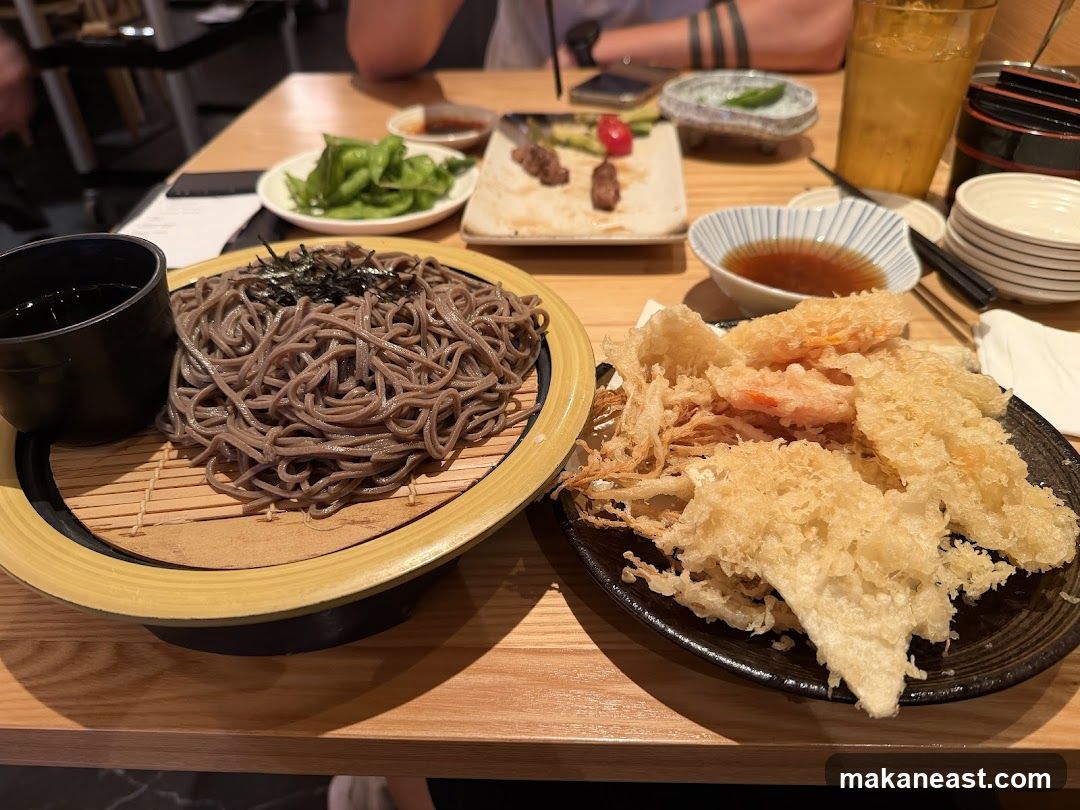 Soba Noodles and Tempura