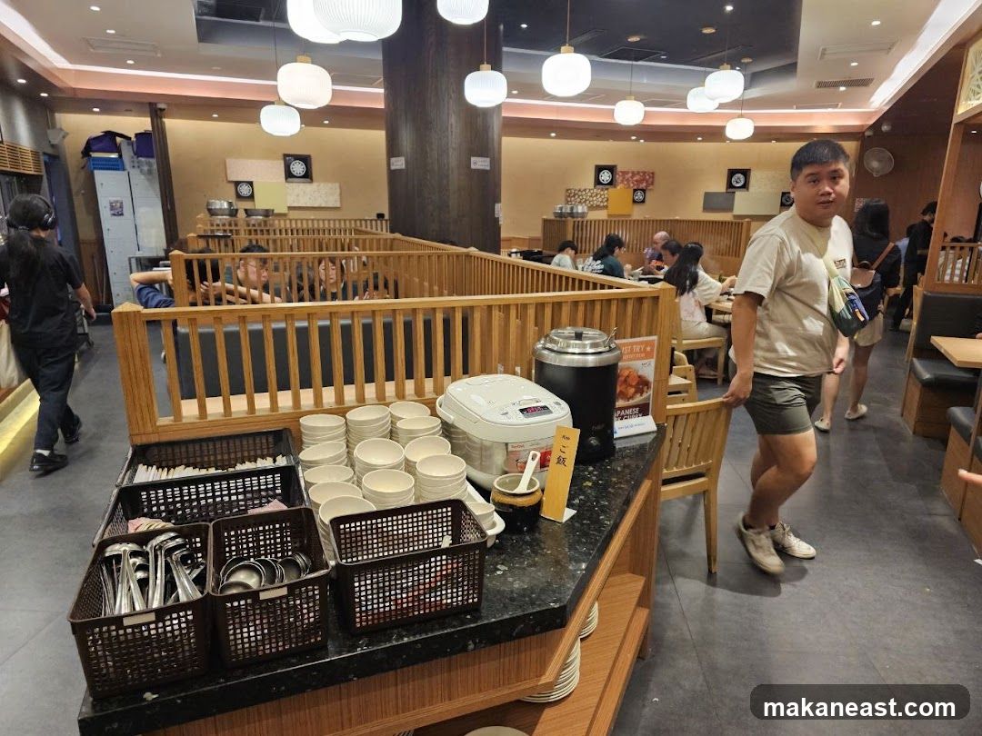 Restaurant Interior with Dining Booths