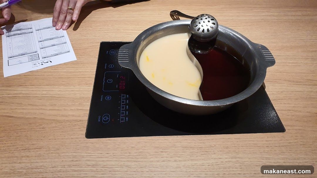 Hot Pot Broth and Order Sheet