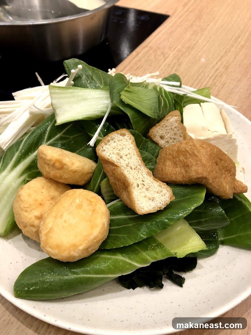 Plate of Hot Pot Ingredients