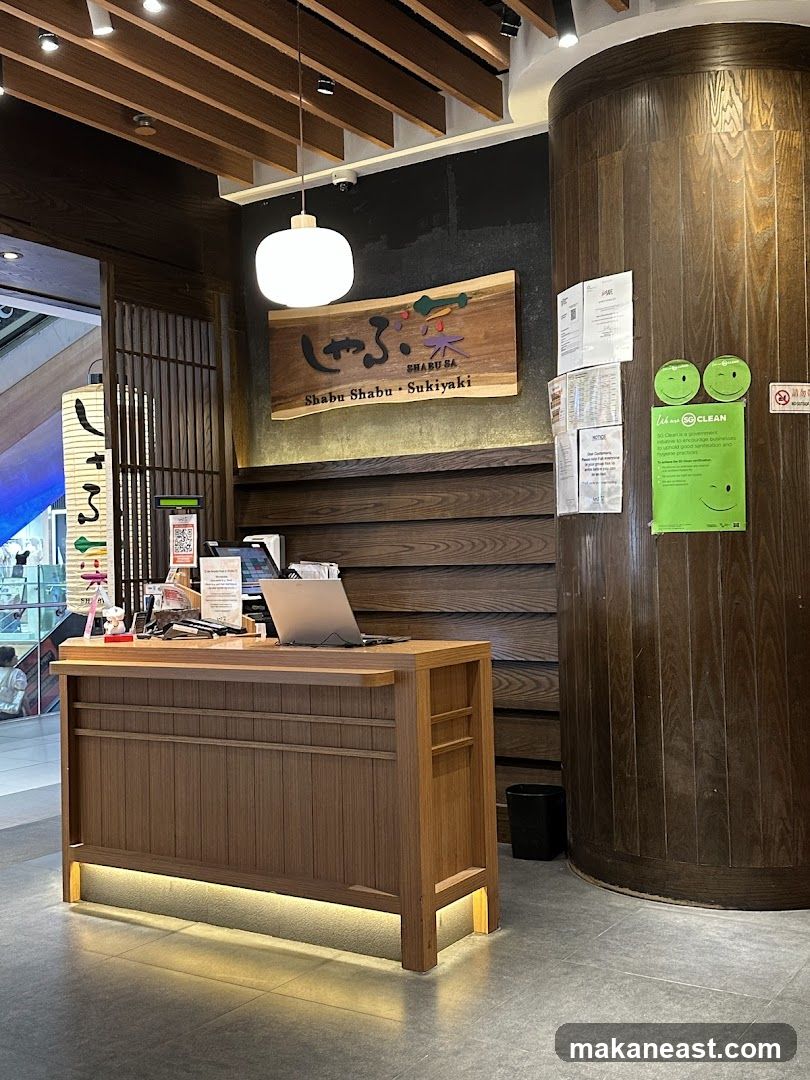 Restaurant Reception Area