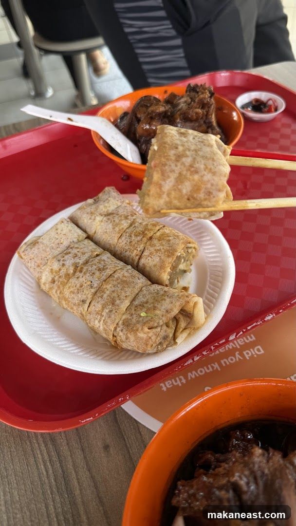 Spring Rolls and Braised Meat