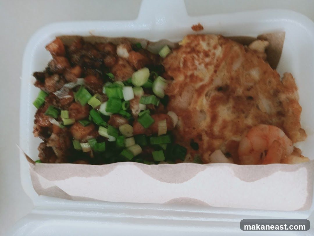 Fried Oyster Omelet with Radish Cake