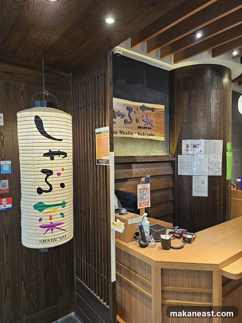 Restaurant Counter with Lantern