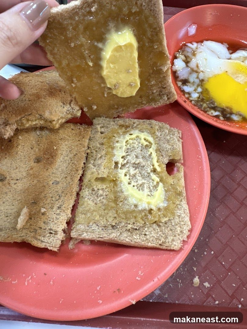 Toast with Butter and Kaya